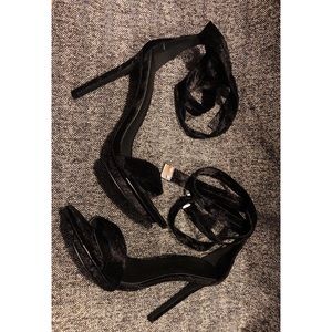 Brand new Nasty Gal Velvet Heels